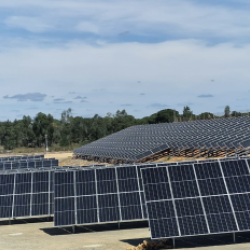 Installation of solar panels on terraces