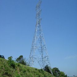 towers high voltage lines